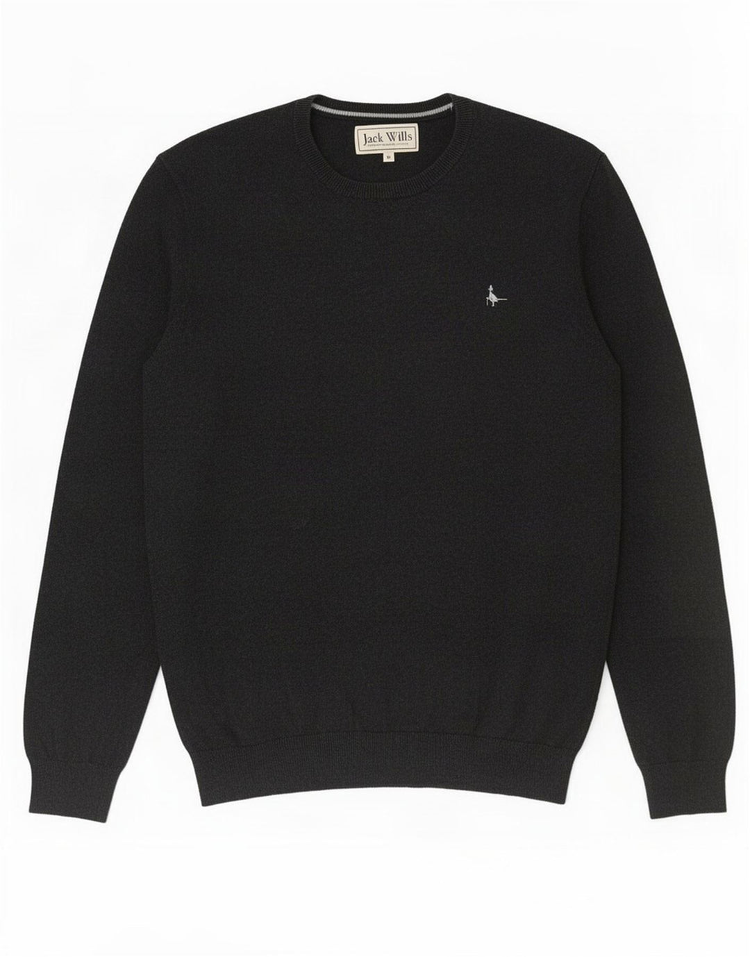 Jack Wills Pull à col rond pour homme en coton gris moyen