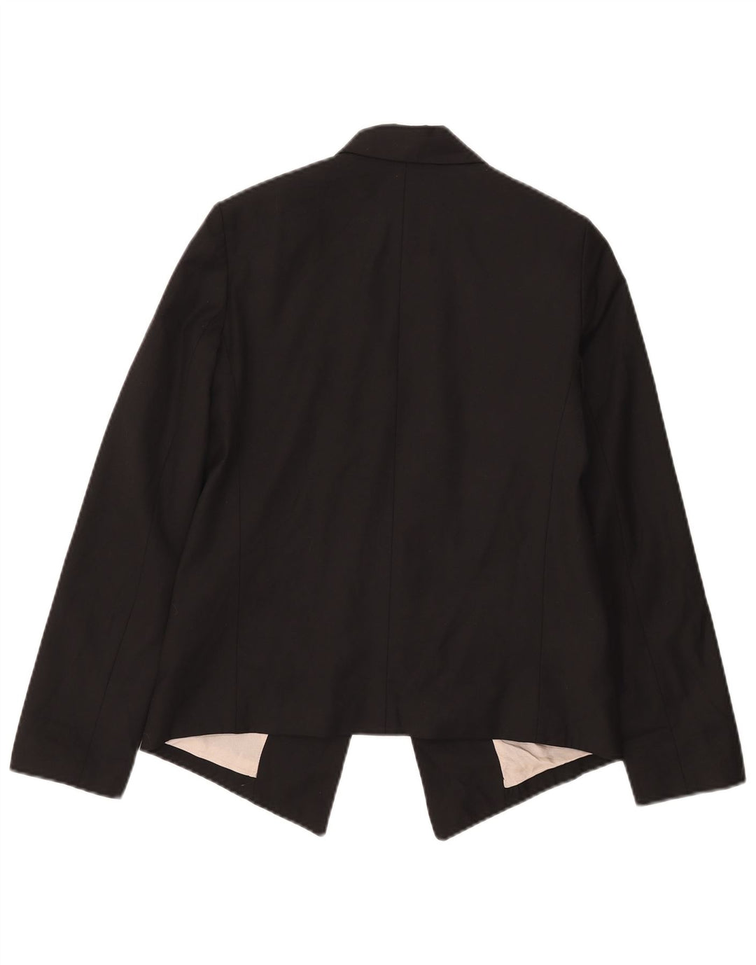 Topshop Veste Blazer Ouverte Femme UK 8 Petit Noir Polyester