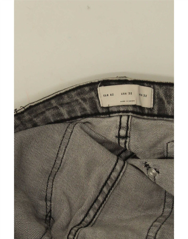 Zara Jean slim vieilli pour homme EU 42 Large W32 L31 Gris