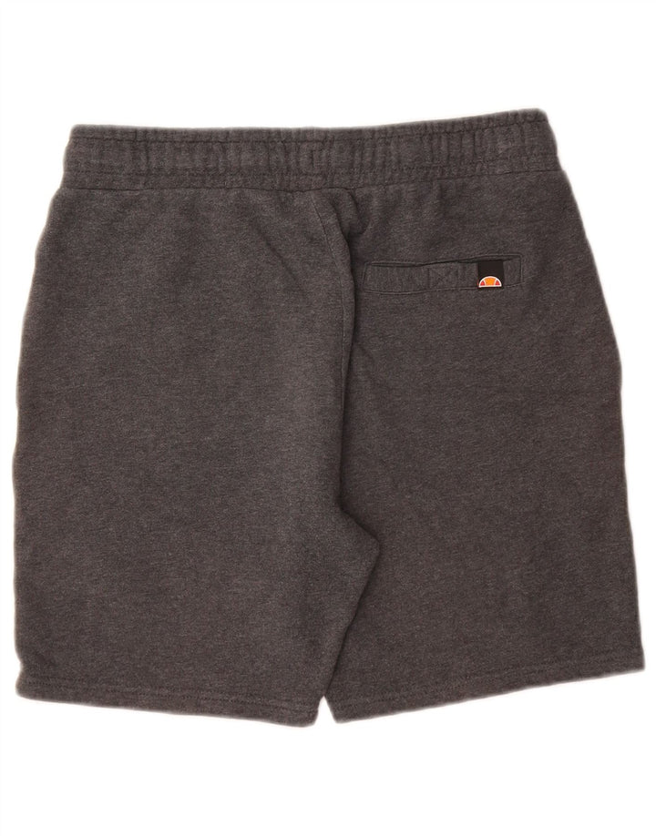 ELLESSE Short de Sport Graphique Homme Petit Gris Coton