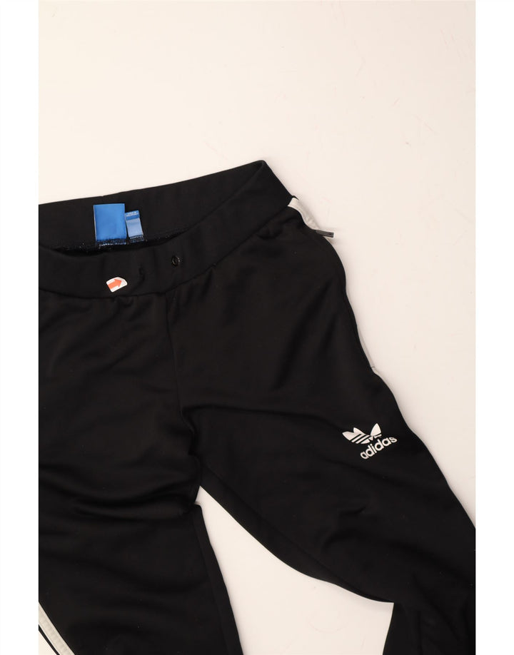 ADIDAS Womens Tracksuit Trousers Joggers UK 8 Small Black Polyester Vintage Adidas and Second-Hand Adidas from Messina Hembry 