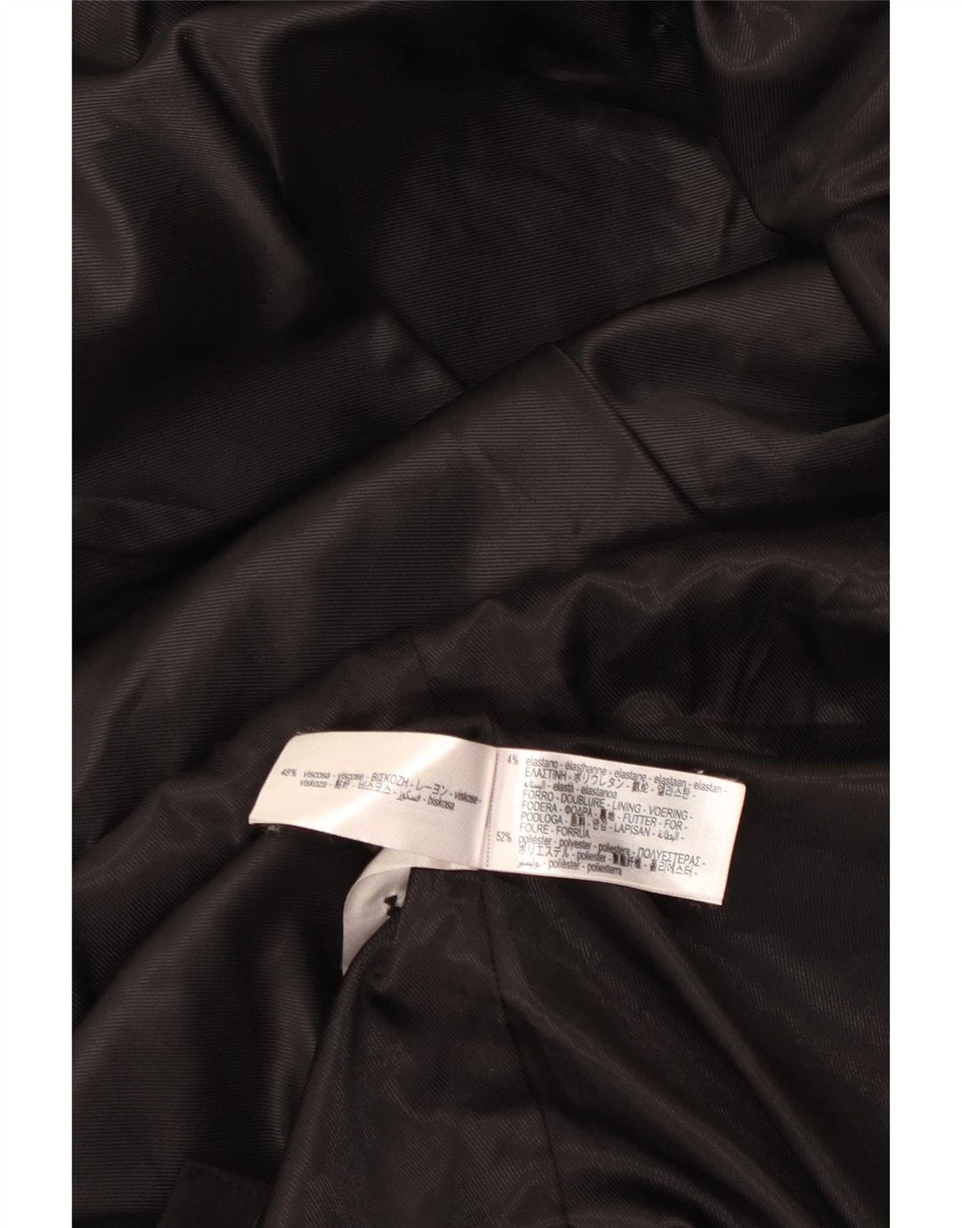 Zara Veste Blazer 2 Boutons Femme UK 14 Medium Noir Viscose