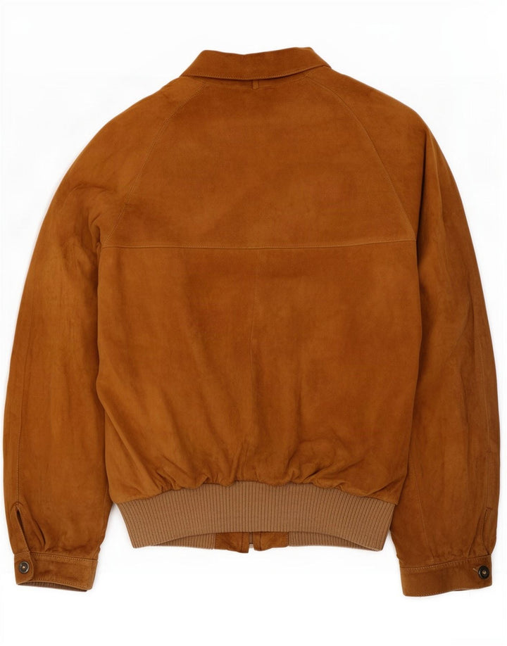 Vintage Womens Bomber Jacket IT 52 XL Marron