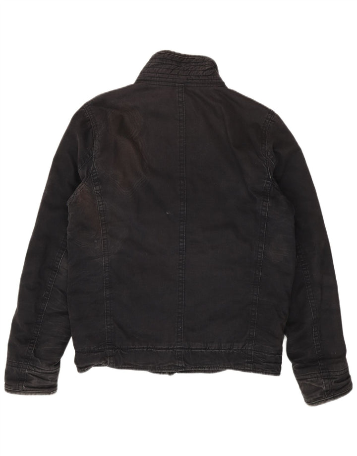 Hollister Veste utilitaire pour hommes UK 40 Large Noir Coton