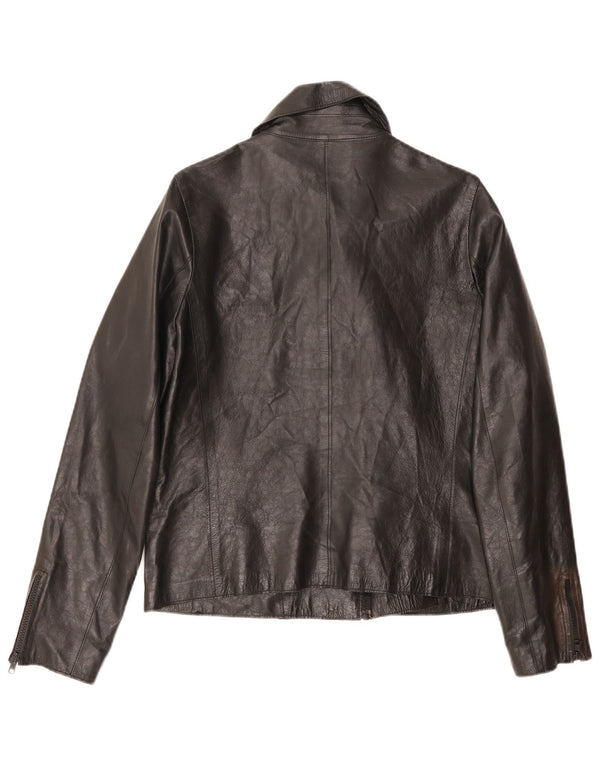 veste motard vintage homme UK 34 XS Noir