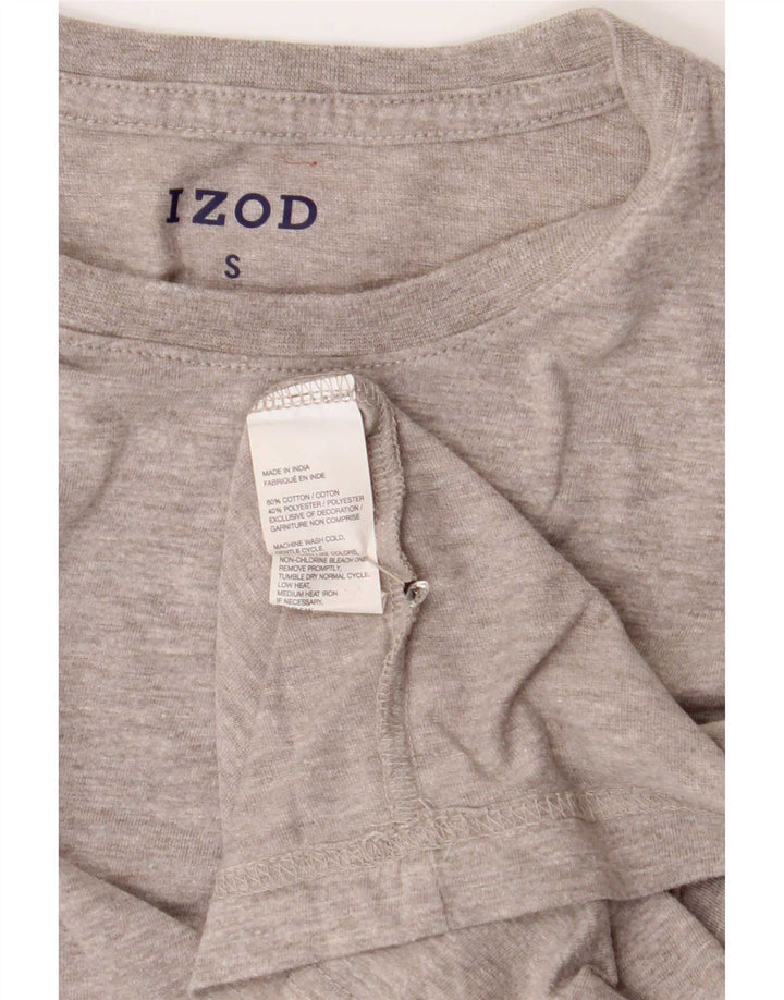 Izod T-Shirt Homme Haut Petit Gris Coton