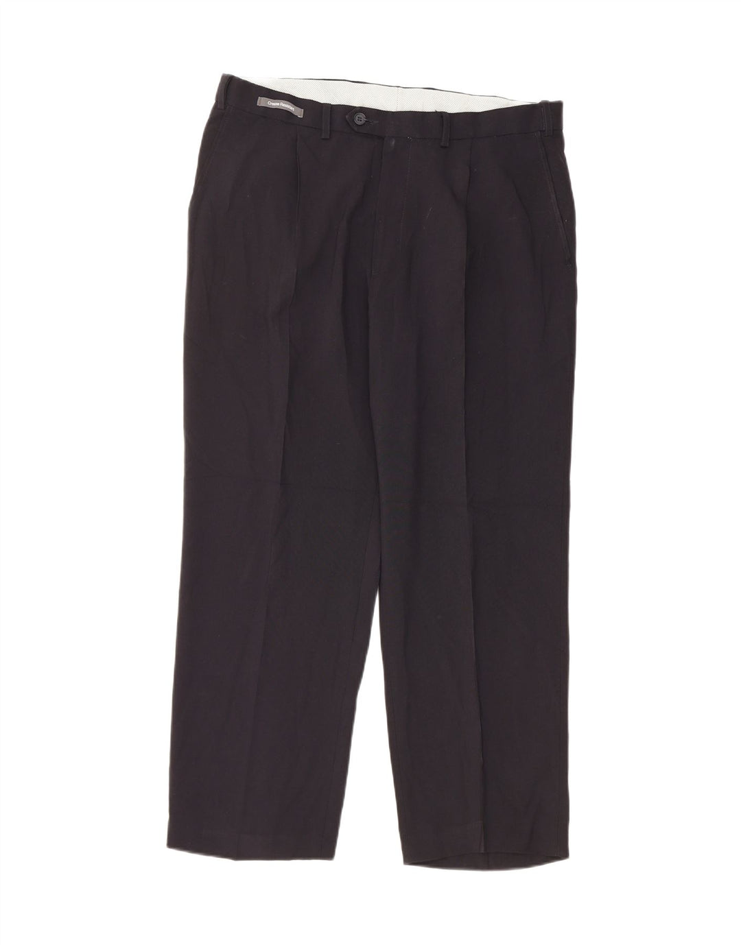 Marks & Spencer Pantalon Chino Pegged Homme W36 L29 Bleu Marine Classique