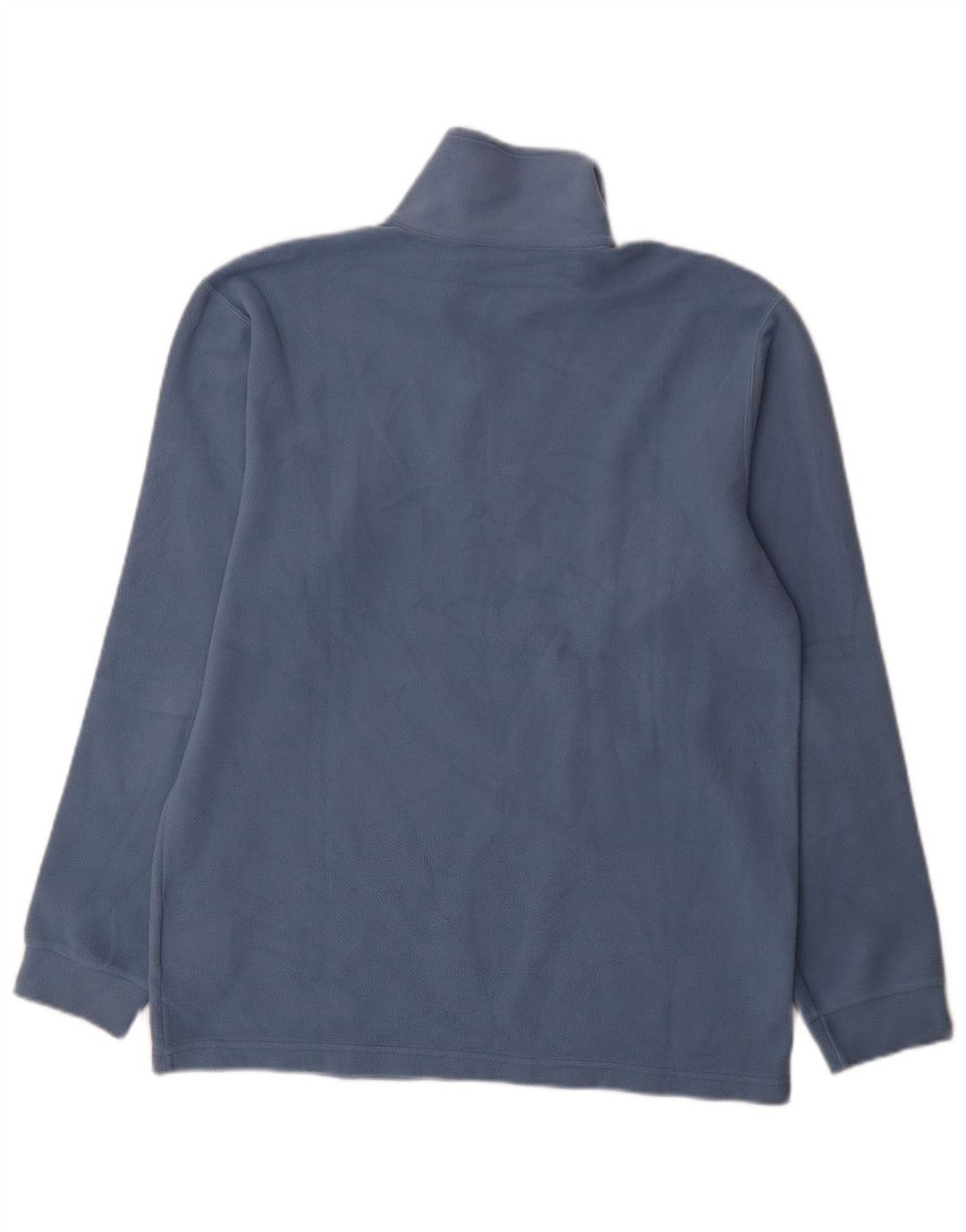 Champion Pull polaire à col zippé pour homme, grand coton bleu