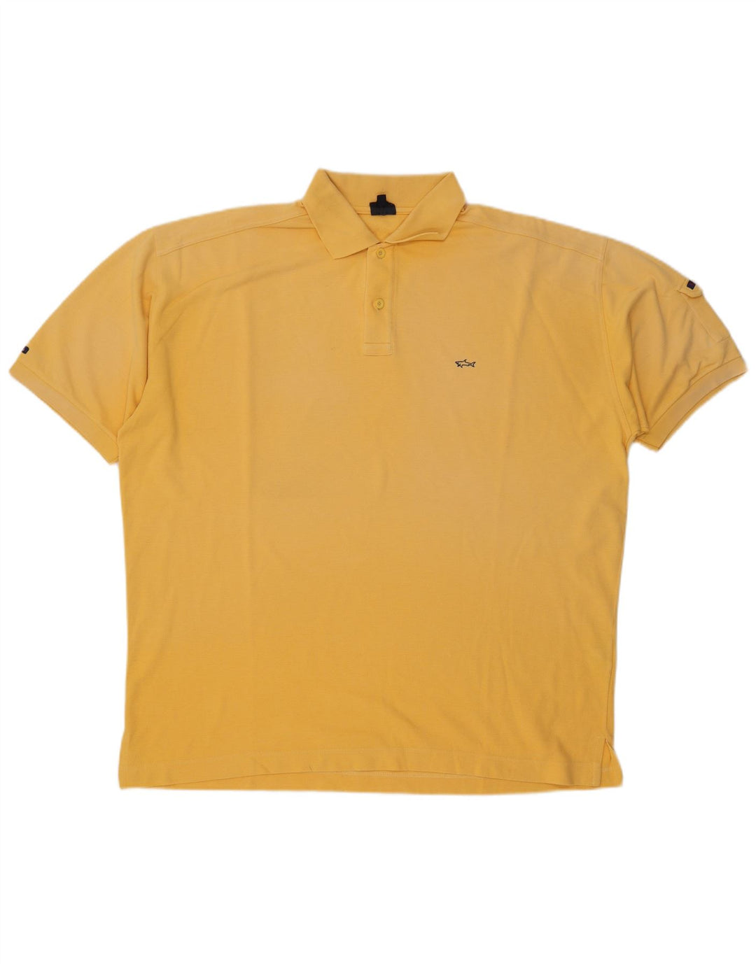 PAUL & SHARK Polo Yachting Homme 2XL Jaune Coton
