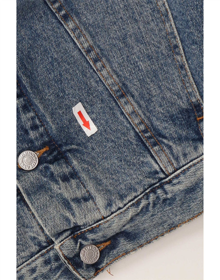 Veste en jean pour homme UK 38 Bleu moyen Coton