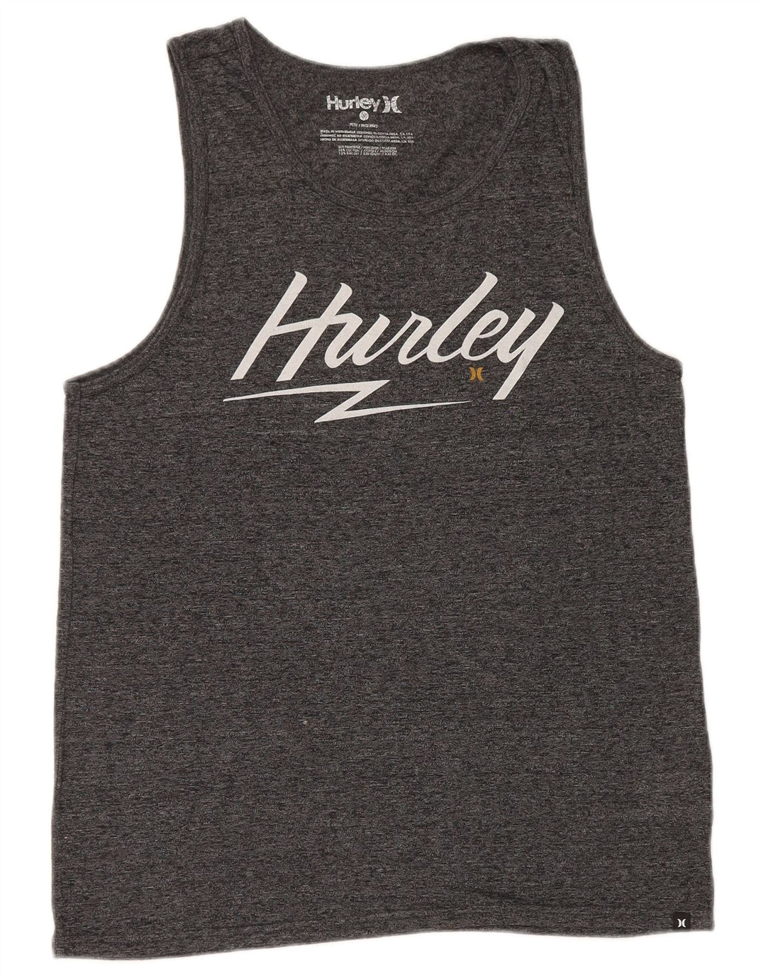 Hurley Débardeur Petit Graphic Homme Petit Gris Moucheté Polyester