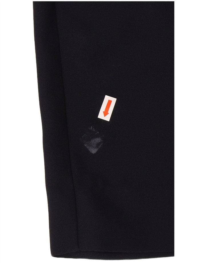 Whistles Pantalon de survêtement pour femme UK 12 Polyester rayé bleu marine moyen