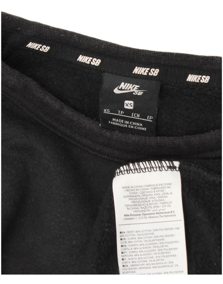 Nike Mens Sweatshirt Jumper XS Gris Coton
