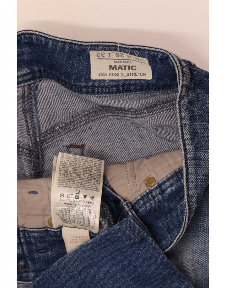 Jean Slim Femme Diesel Matic W26 L28 Bleu Coton