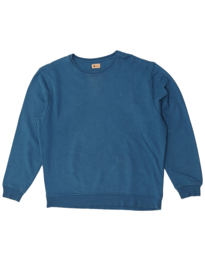 Gabicci Sweat-Shirt Homme Grand Bleu Coton
