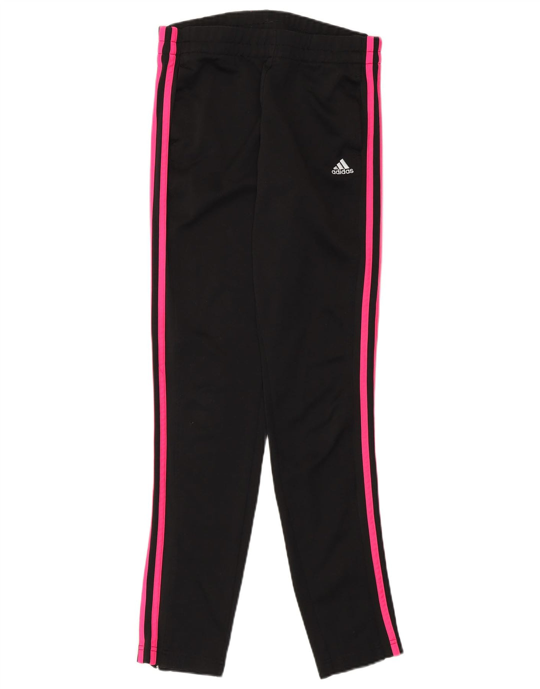 Adidas Pantalon de survêtement pour femme UK 8/10 Small Noir Polyester
