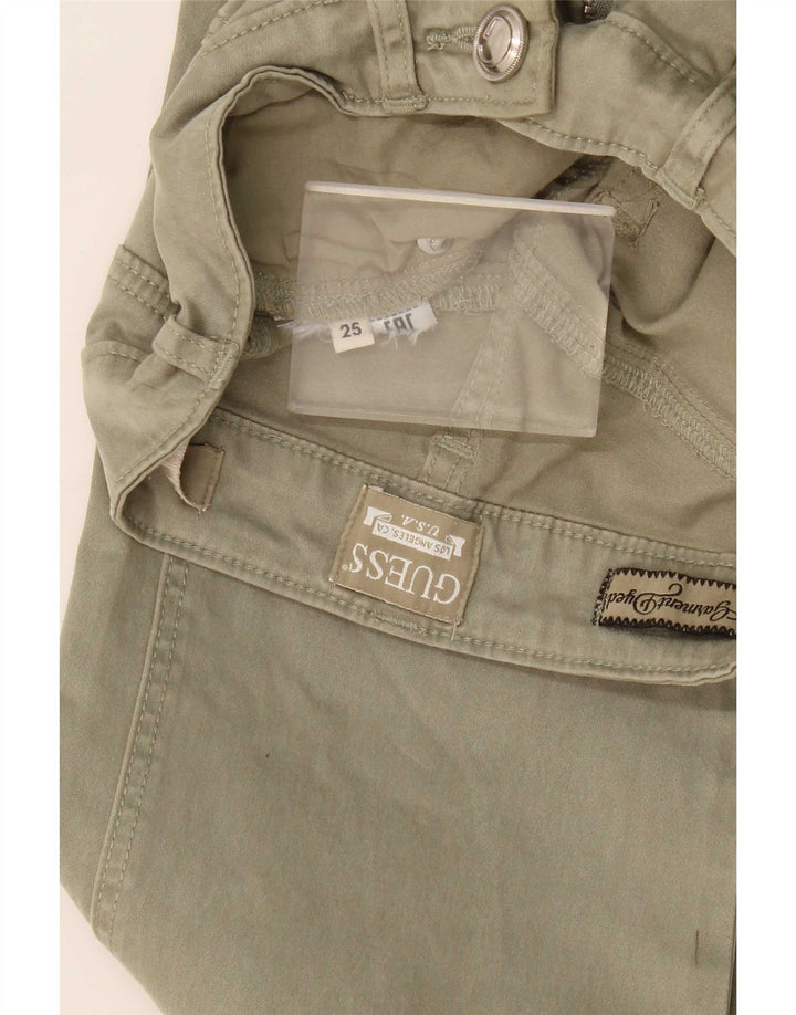 Guess Jean Bootcut Taille Haute Femme W25 L31 Vert