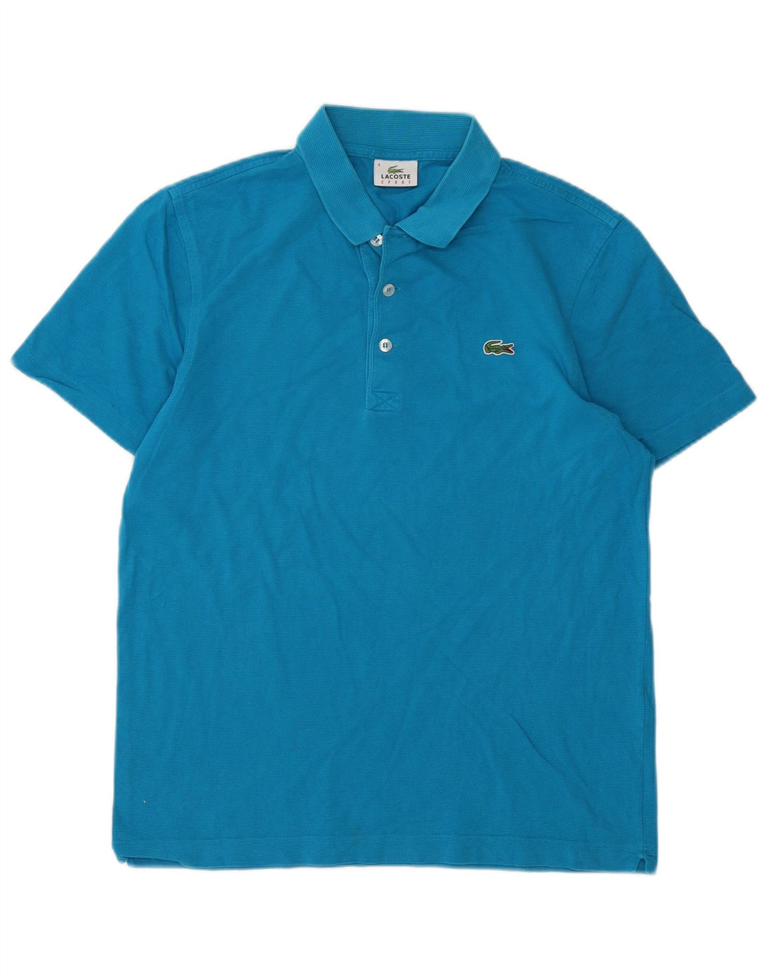 Lacoste Polo Homme Taille 4 Coton Bleu Moyen