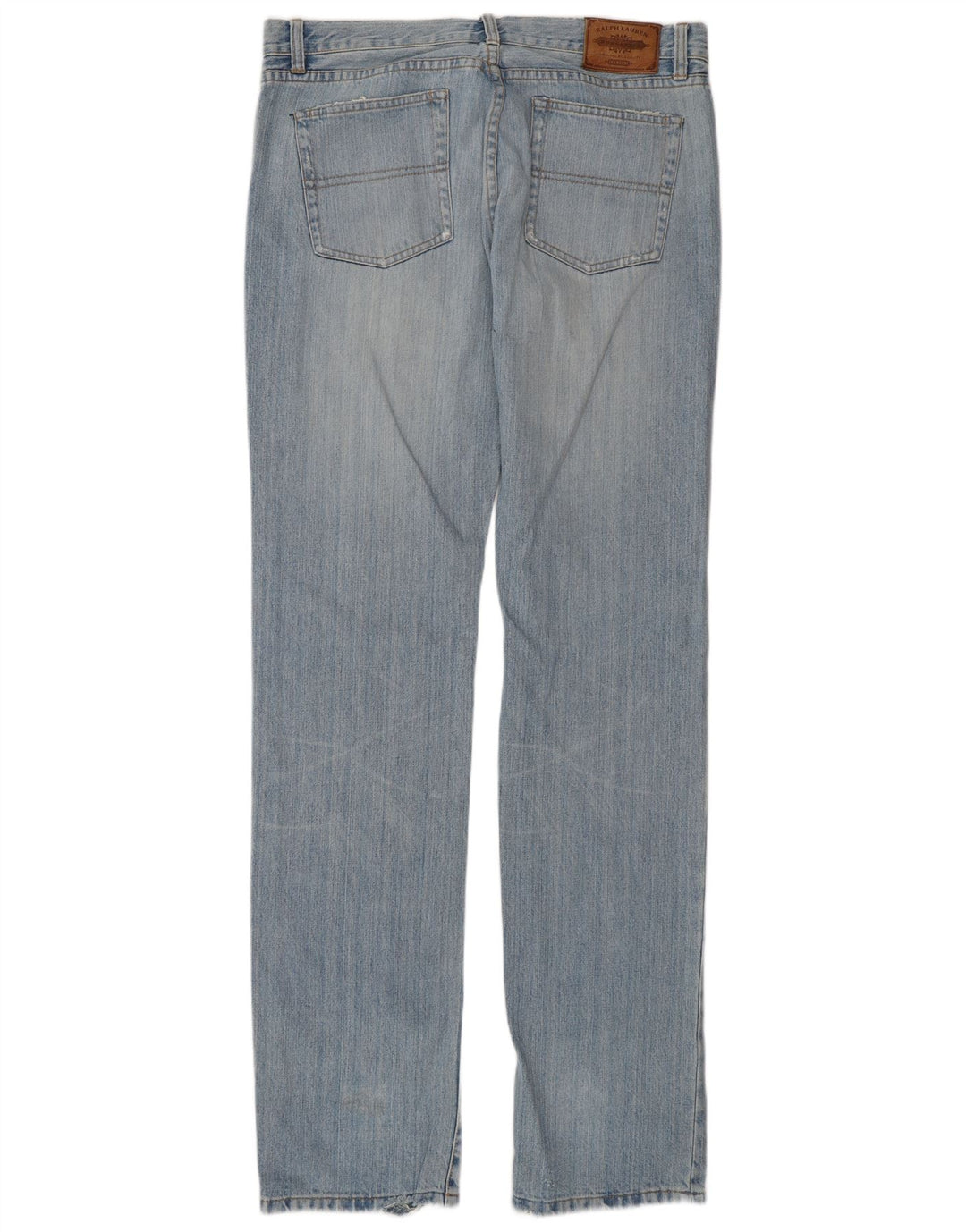 Ralph Lauren Jean slim pour femme US 12 Large W34 L37 Bleu Coton