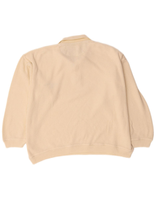 Cutty Sark Pull à col polo pour homme Yachting EU 50 Medium Blanc cassé