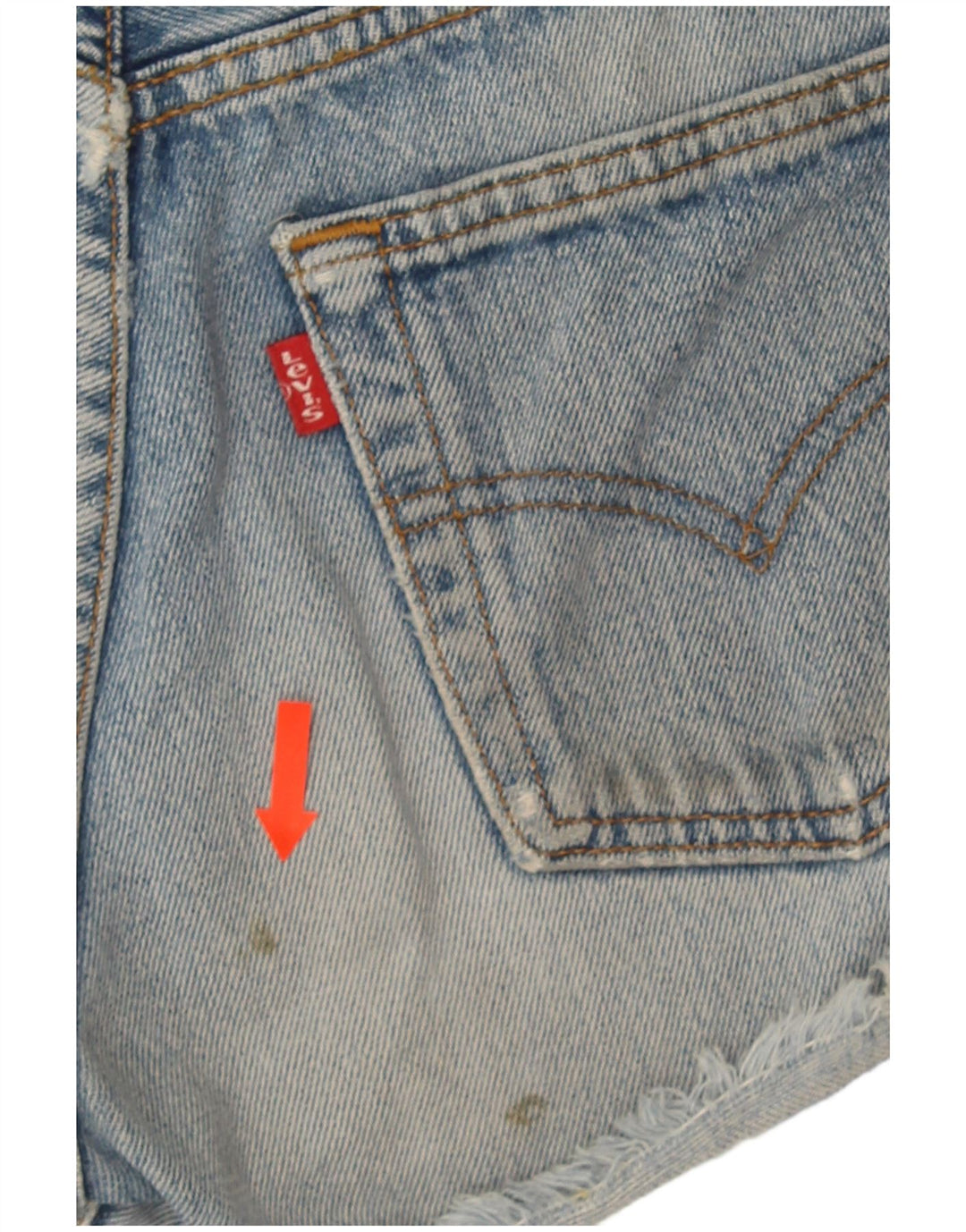 Levi's Short En Jean Femme W26 Small Bleu