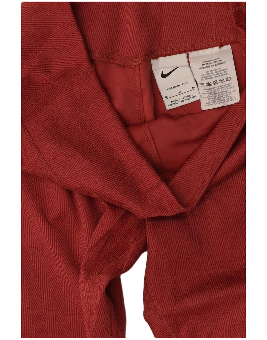 NIKE Legging Therma-Fit pour femme UK 12 Polyester bordeaux moyen