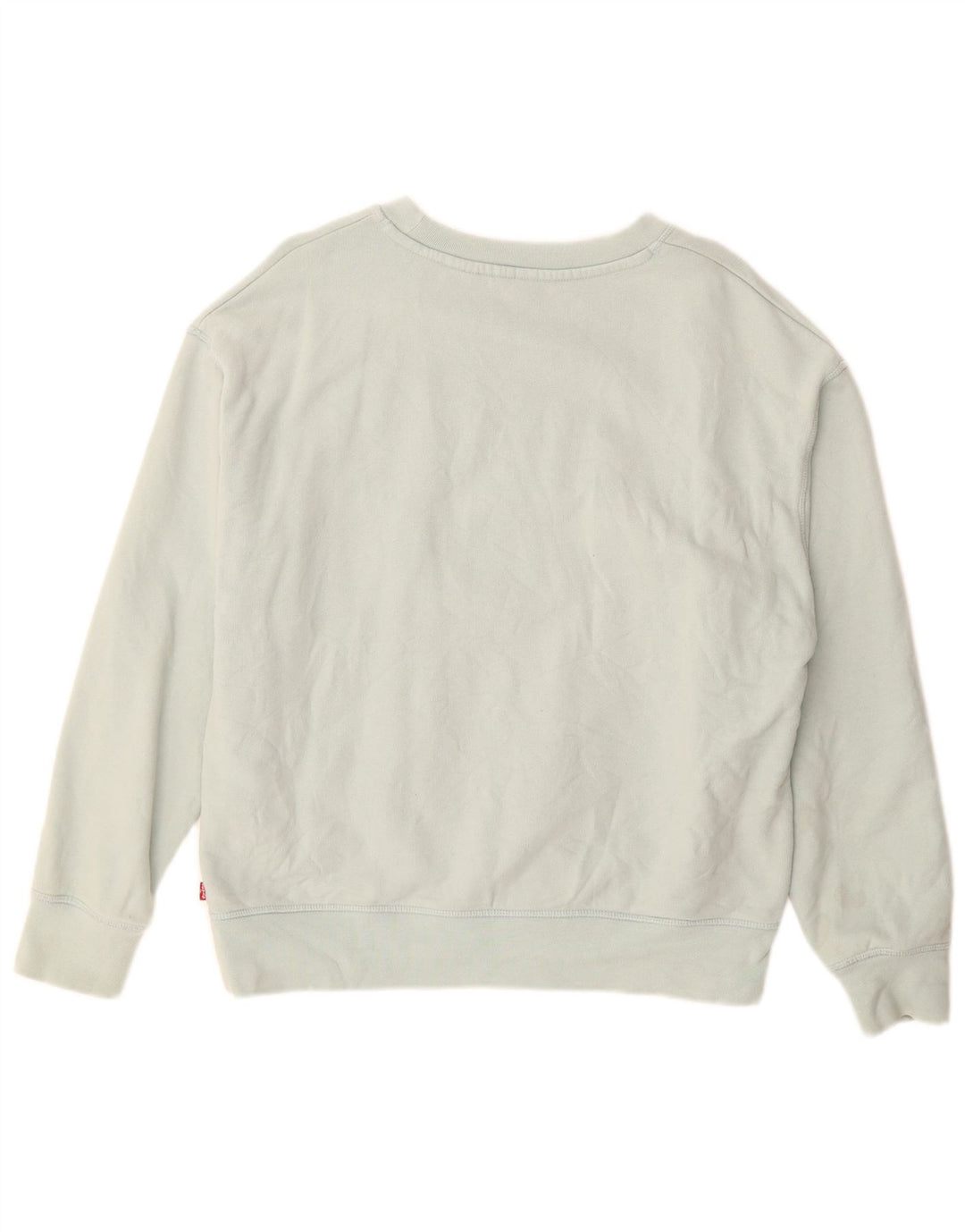 Levi's Sweat-Shirt Graphique Femme UK 14 Coton Turquoise Moyen