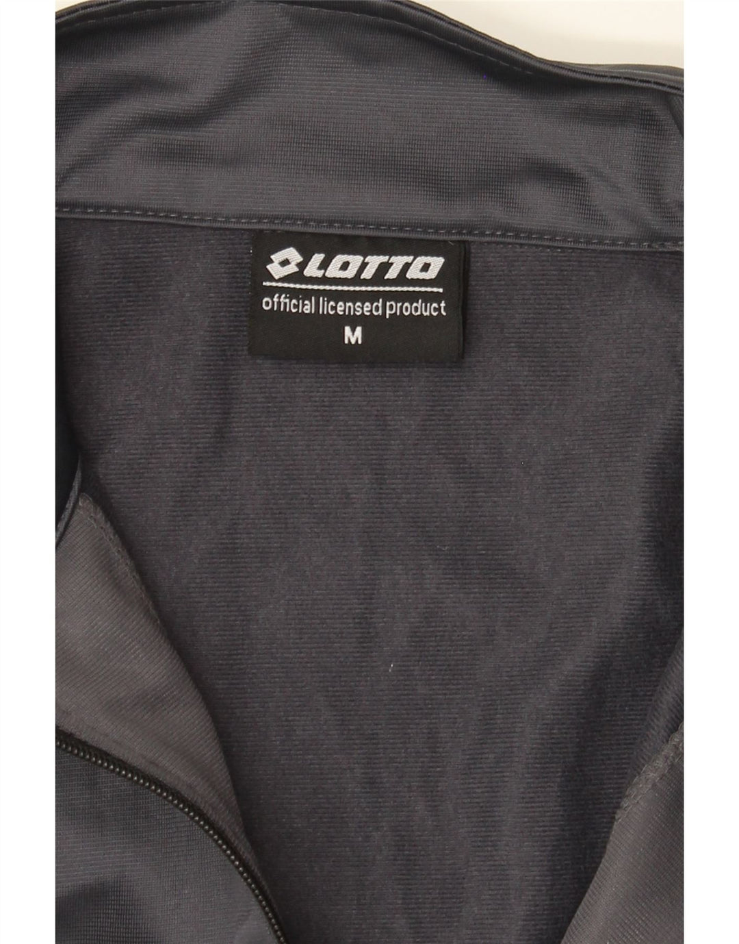 LOTTO Mens Tracksuit Top Jacket Medium Grey Polyester Vintage Lotto and Second-Hand Lotto from Messina Hembry 