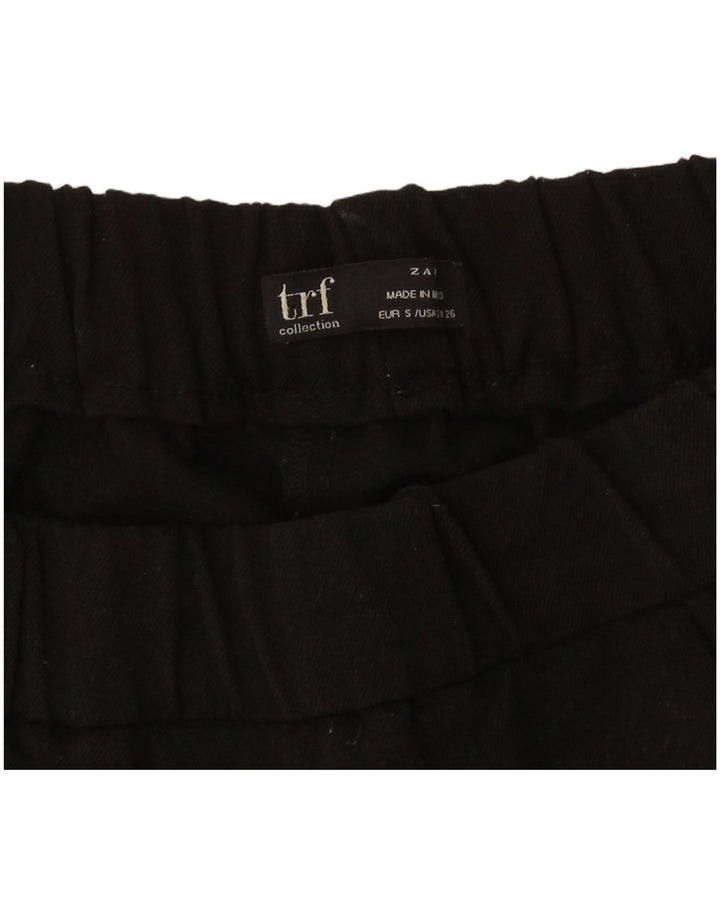 Zara Pantalon court slim pour femme Petit W26 L24 Noir
