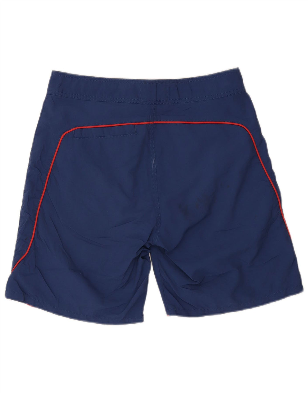Woolrich Short de Bain Graphique Homme Nylon Bleu Marine Moyen