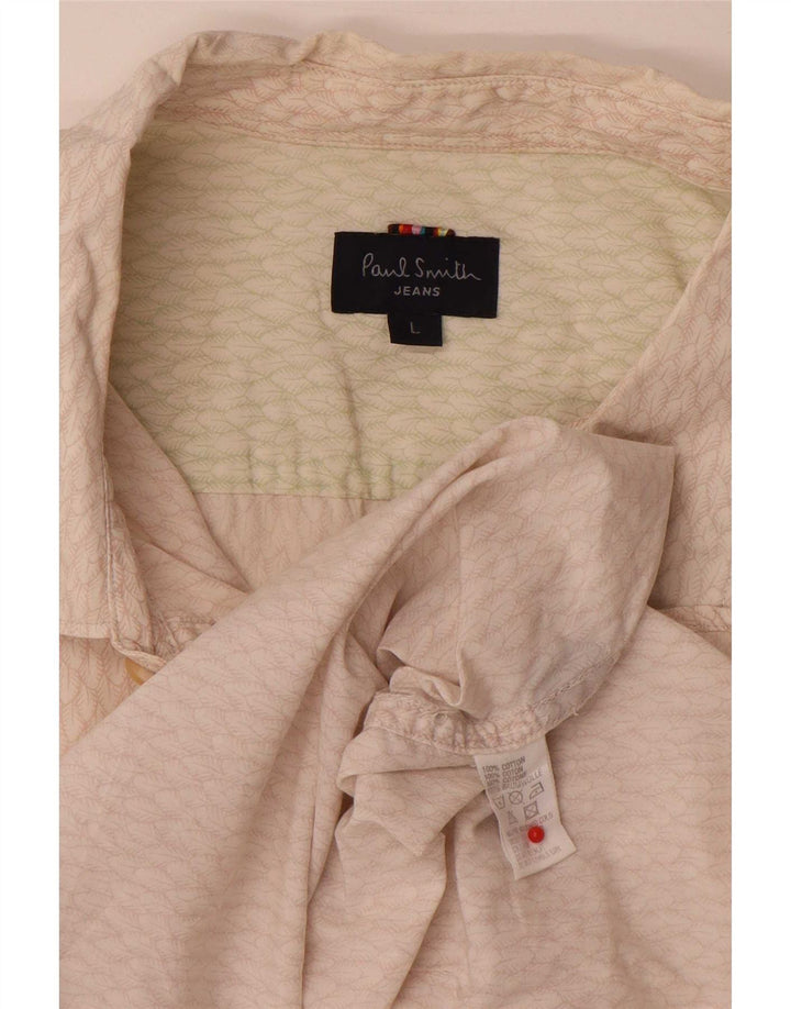 Paul Smith Chemise Homme Large Beige Coton