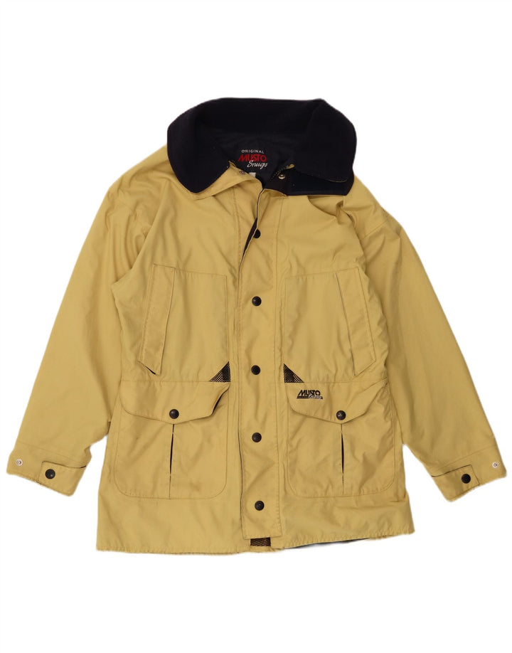 MUSTO Veste utilitaire pour homme UK 38 Jaune moyen