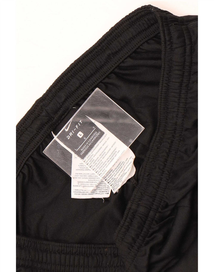 Pantalon de survêtement Nike Dri Fit pour hommes, grand, noir, polyester