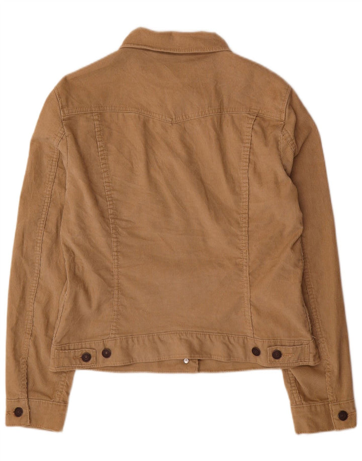 LEVI'S Veste en velours côtelé pour femme UK 16 Large Beige Coton