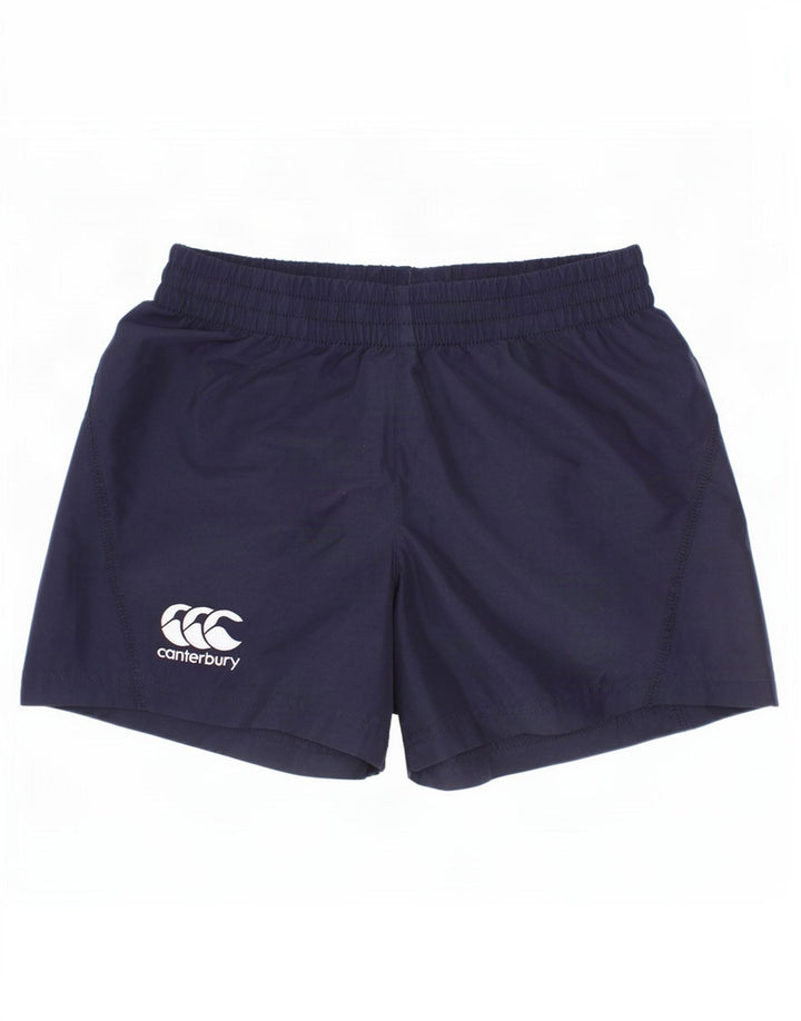 Canterbury Short de Sport Garçon 3-4 Ans Petit Bleu Marine Polyester
