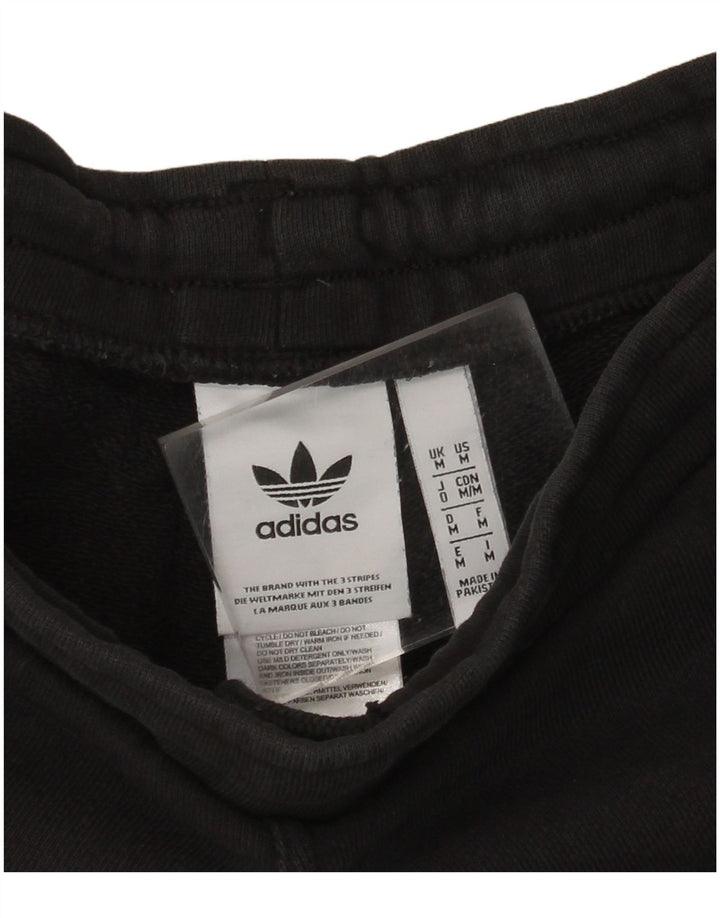 ADIDAS Short de sport homme en coton noir moyen