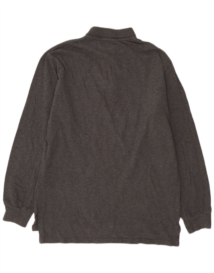 POLO RALPH LAUREN Polo à Manches Longues Homme Gris Moyen Coton