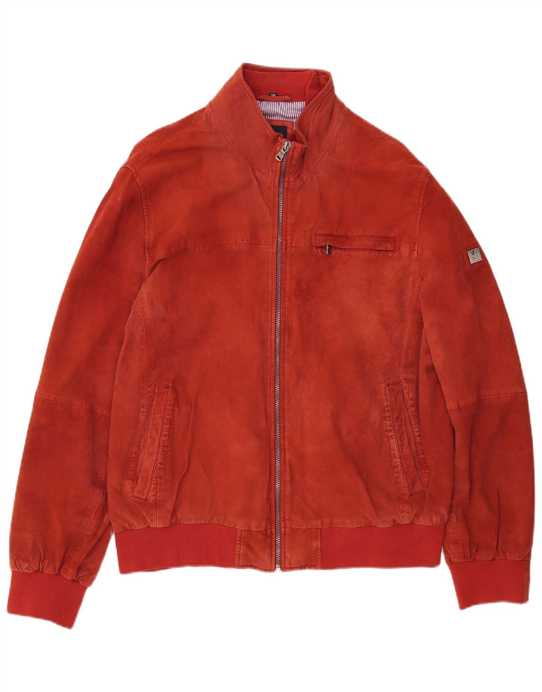 OTTO KERN Blouson Bomber en Daim Homme IT 56 3XL Cuir Rouge