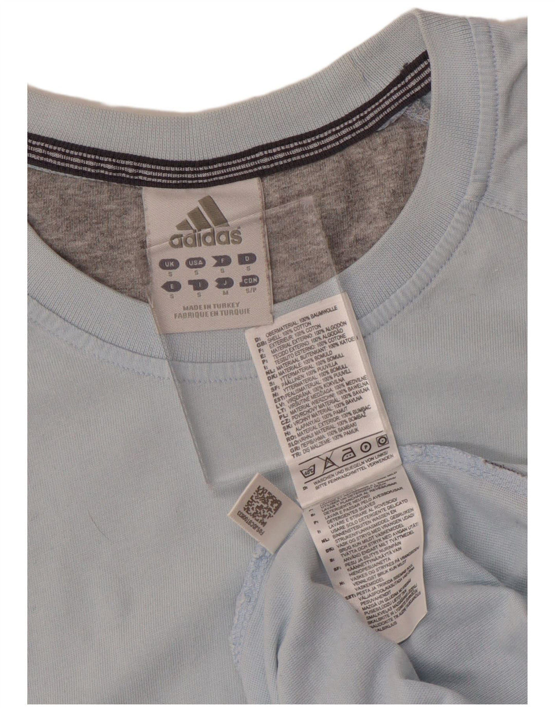 Adidas T-Shirt Homme Haut Petit Bleu Coton