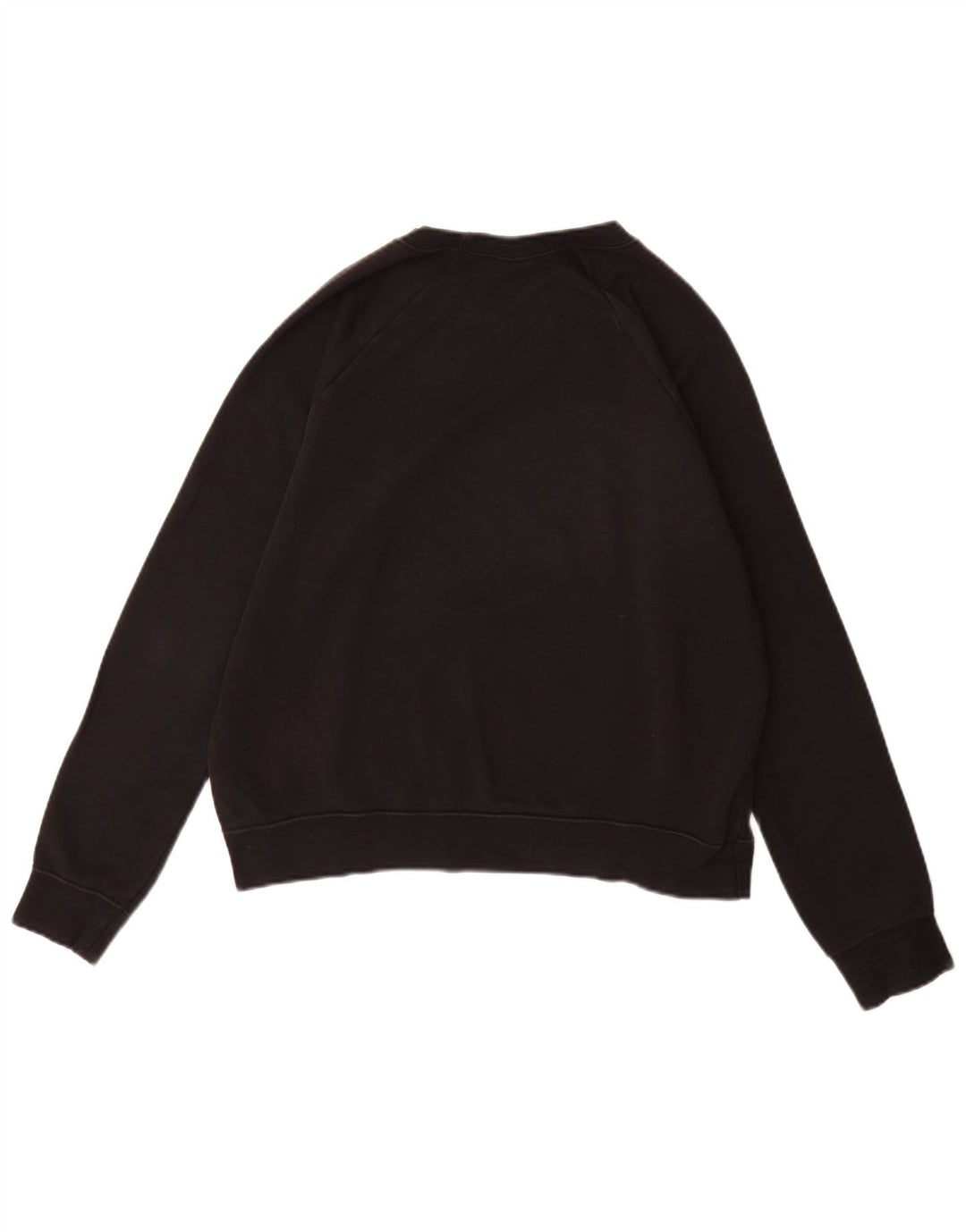 NIKE Sweat-shirt pour femme UK 14 en coton noir moyen