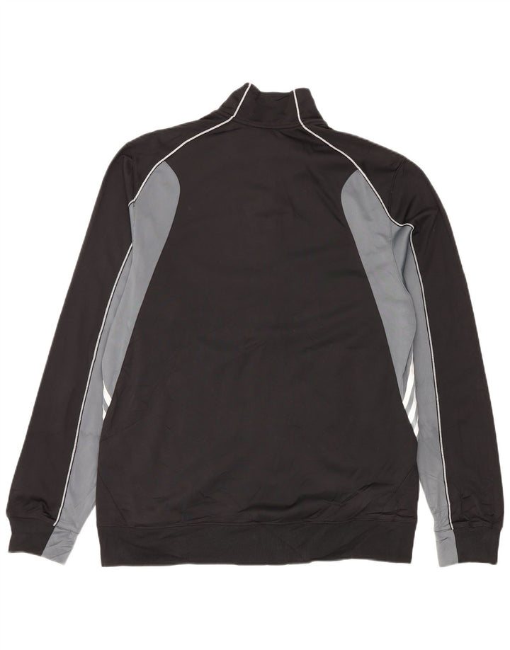 Adidas Veste de survêtement pour homme Large Noir Colorblock Polyester