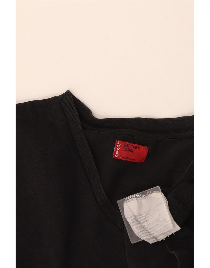 Levi's T-Shirt Homme Bleu Marine Large Coton