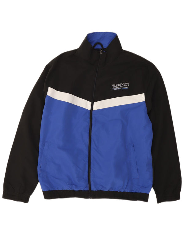 Atlas For Men Veste coupe-vent pour homme UK 40 Large Noir Colourblock Sports