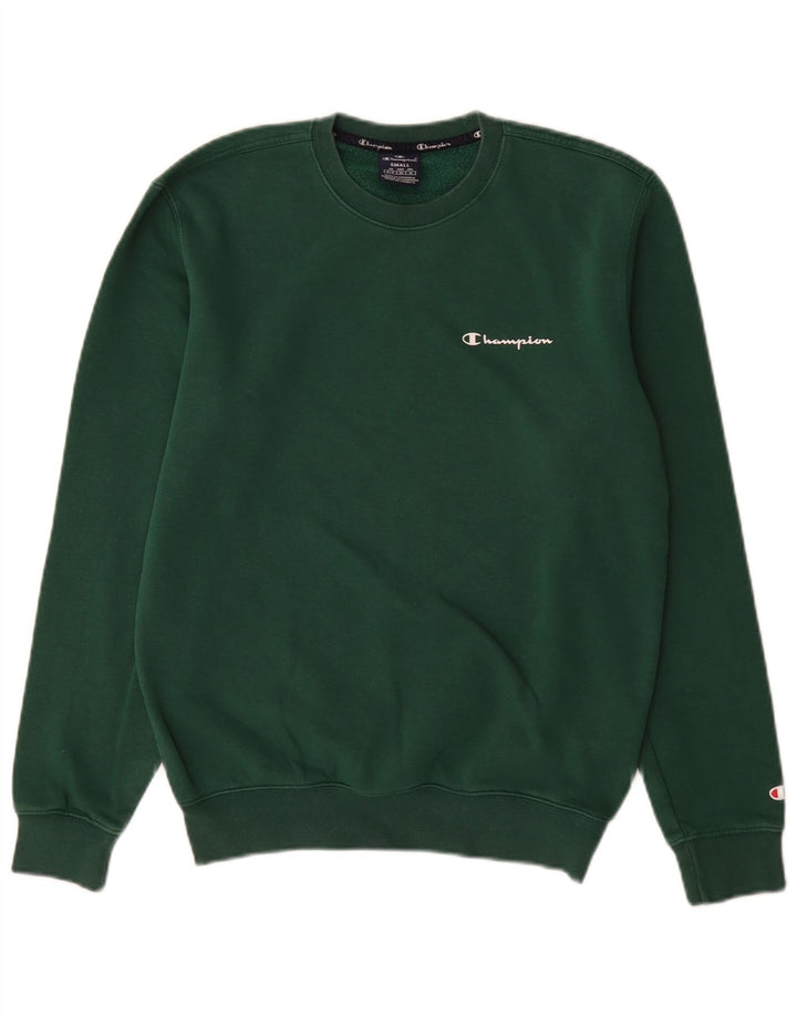 Champion Sweat-shirt coupe classique pour homme en coton vert petit