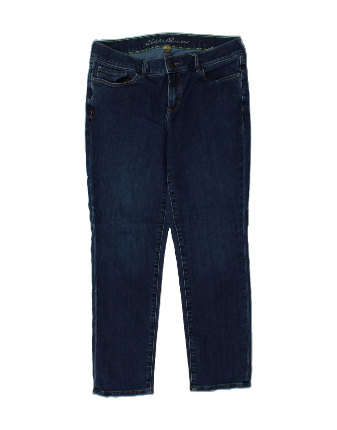 EDDIE BAUER Womens Petite Cropped Jeans US 6 Medium W30 L26 Blue Cotton Vintage Eddie Bauer and Second-Hand Eddie Bauer from Messina Hembry 