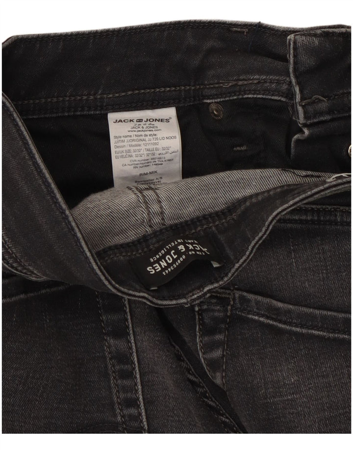 Jack & Jones Jean Slim Tim W32 L32 Homme Noir Coton