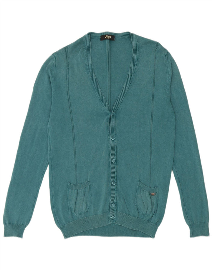 Liu Jo Homme Cardigan Pull Bleu Moyen Coton