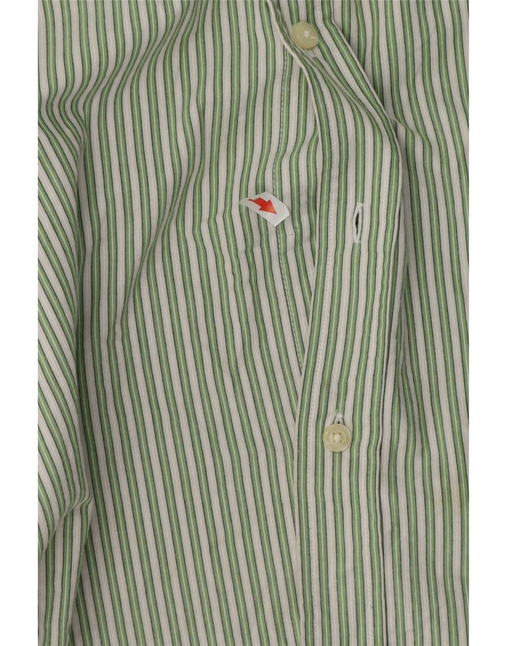 Jack Wills Chemise Homme Coton Rayé Vert Moyen