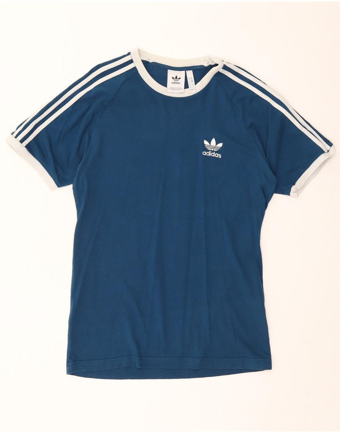 Adidas T-Shirt Homme Top Bleu Moyen Coton