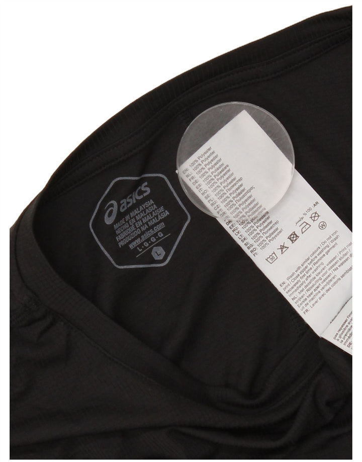 Asics T-Shirt Homme Haut Large Noir Polyester